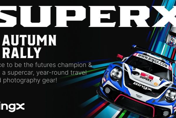 رویداد جوایز رالی پاییزی SuperX Autumn Rally صرافی بینگ ایکس