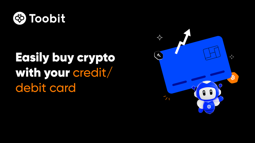 خرید مستقیم رمزارز با کارت بانکی در Toobit